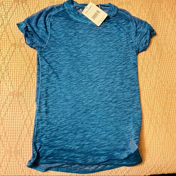NWT Free People Night Sky Burnout T- Shirt size XS - Picture 5 of 6